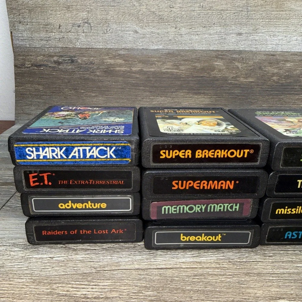 Atari 2600 Game Cartridge Bundle-16 Different Games Included / Untested - Picture 6 of 10